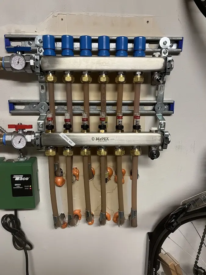 Plumber performing Gas Line Installation at a residential property in Tucson Mountains